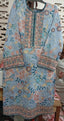 BA-Sky blue with peach flowers,ctn digi