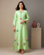 Lemon Green embr. Kaftan