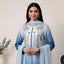 Lux-Pret-Chiffon emb. sky blue