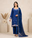 Lux-Pret-Royal blue silk qweb interface