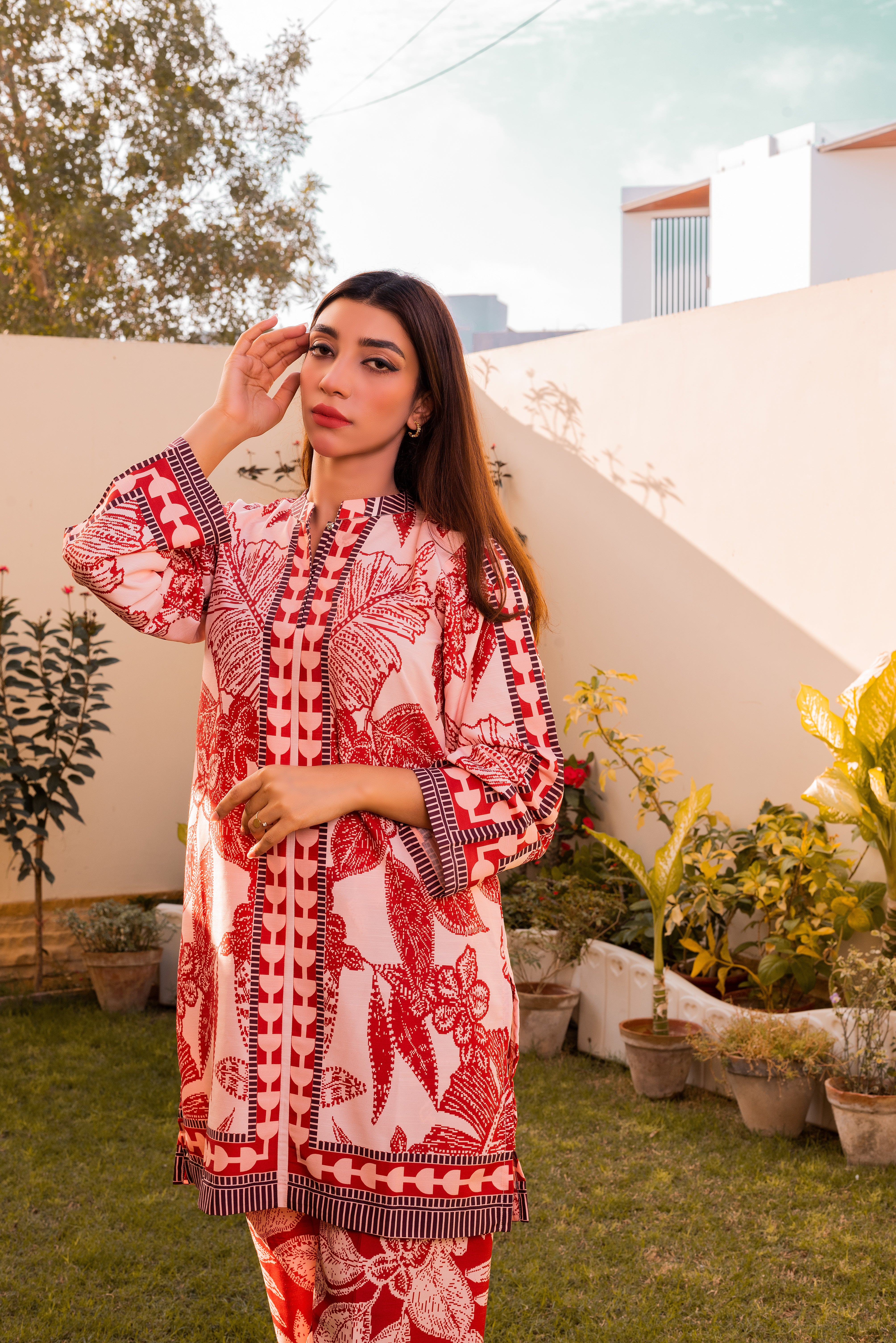 Red Co-ord Set Main image
