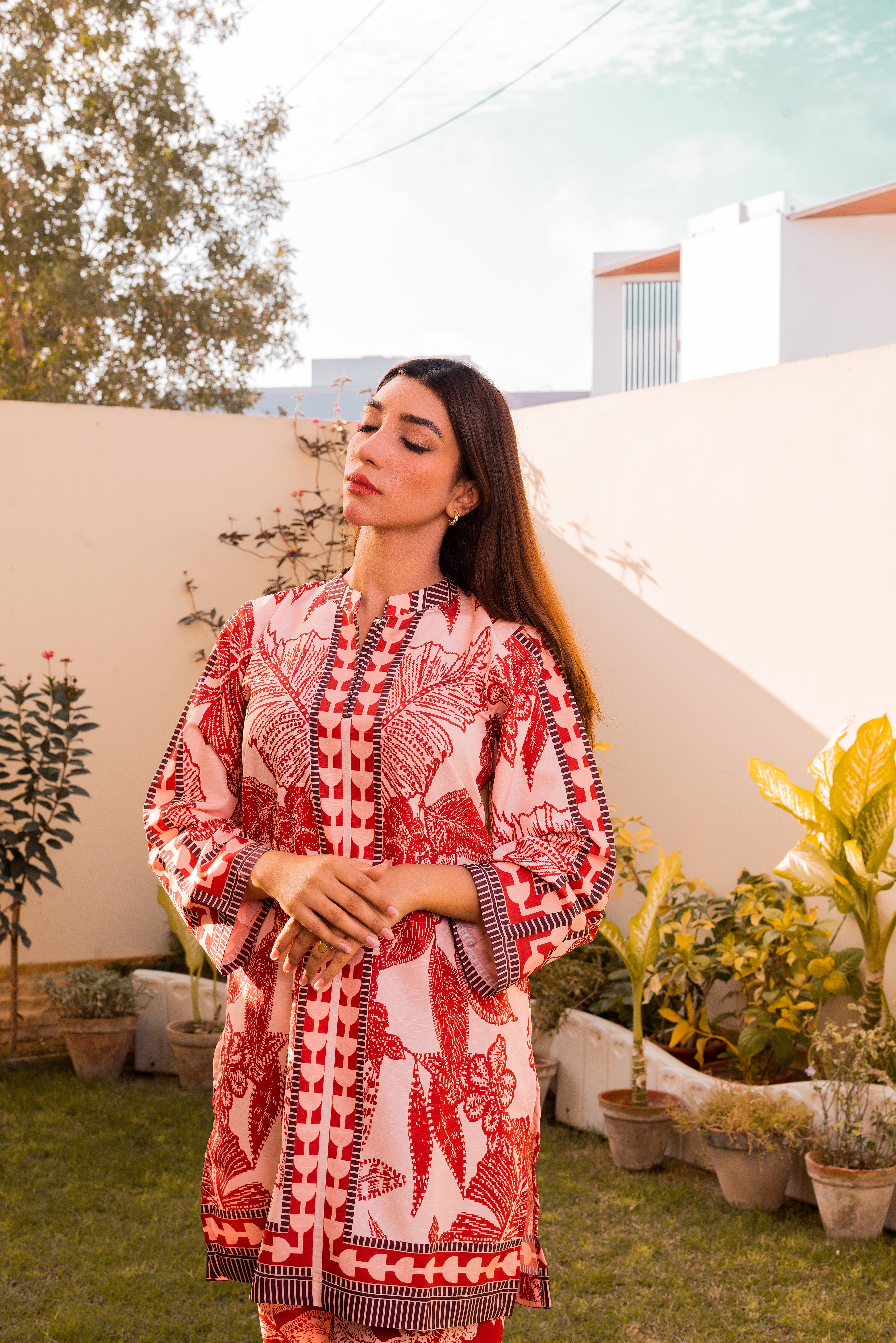 Red Co-ord Set Secondary image