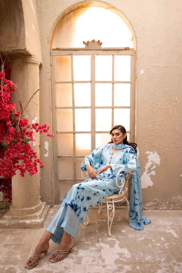 Tie & Die Blue-sky blue
