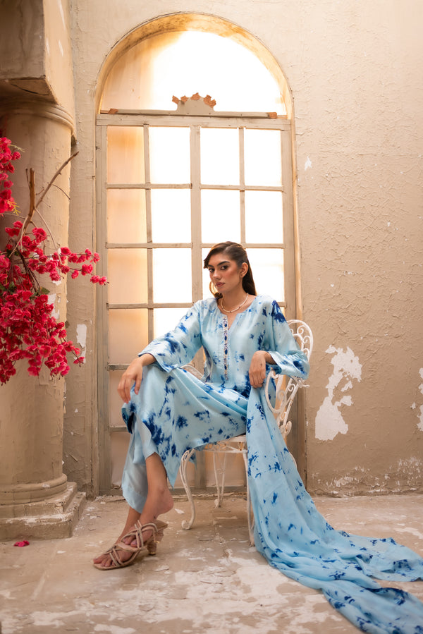 Tie & Die Blue-sky blue