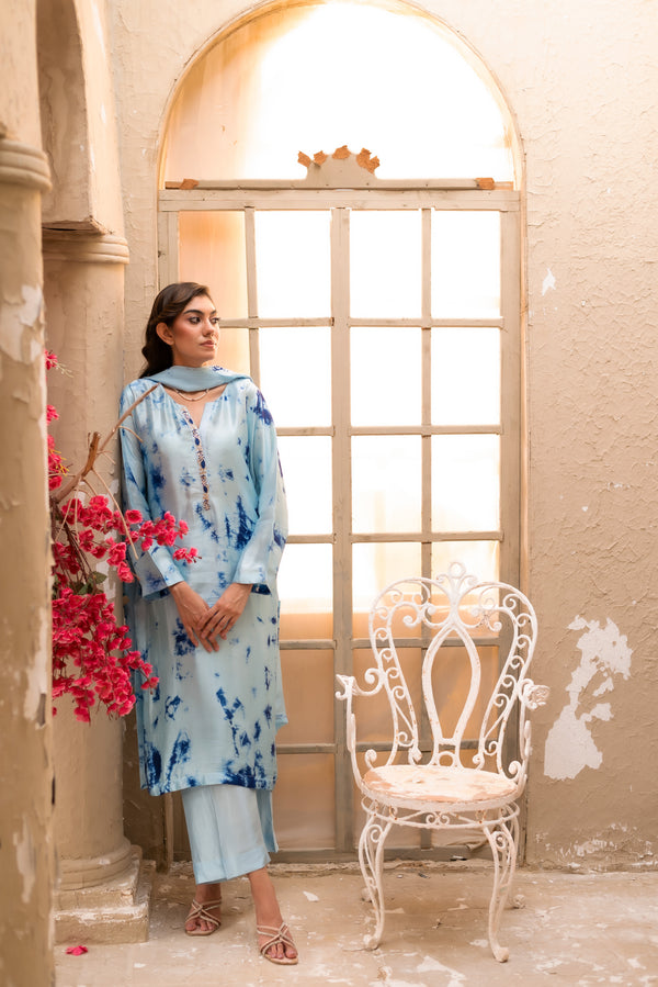 Tie & Die Blue-sky blue
