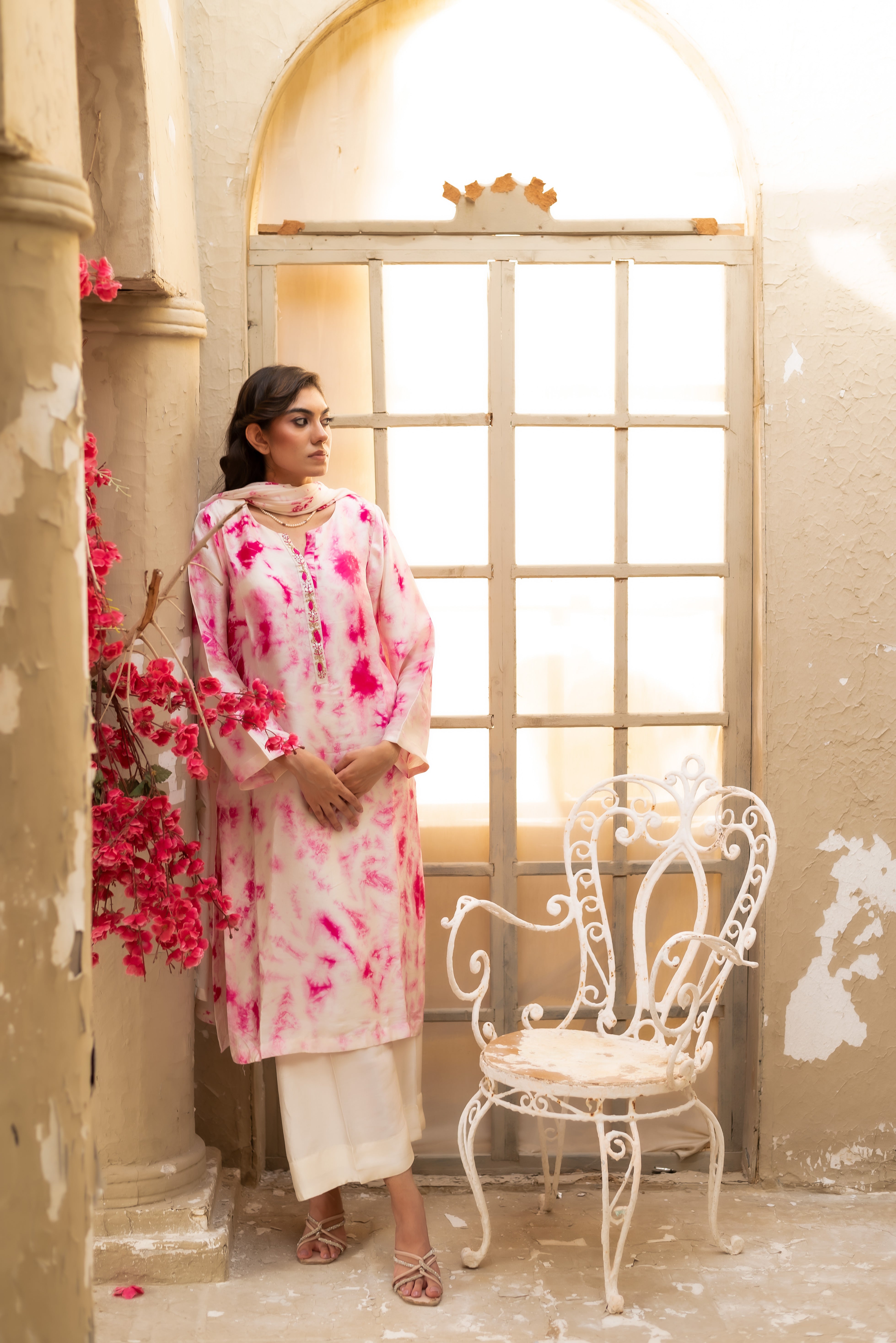 Tie & Die Pink-white Main image