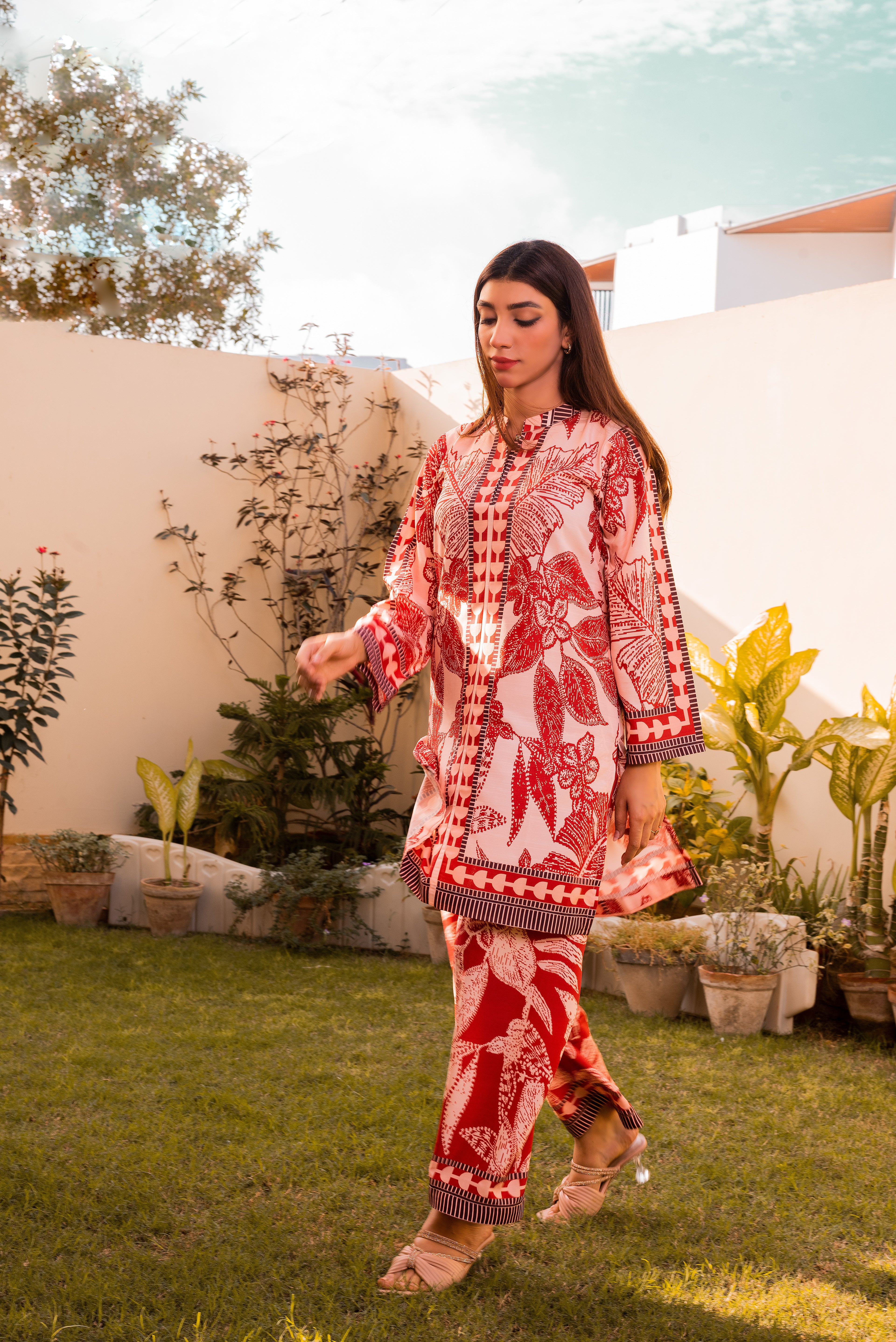 Red Co-ord Set