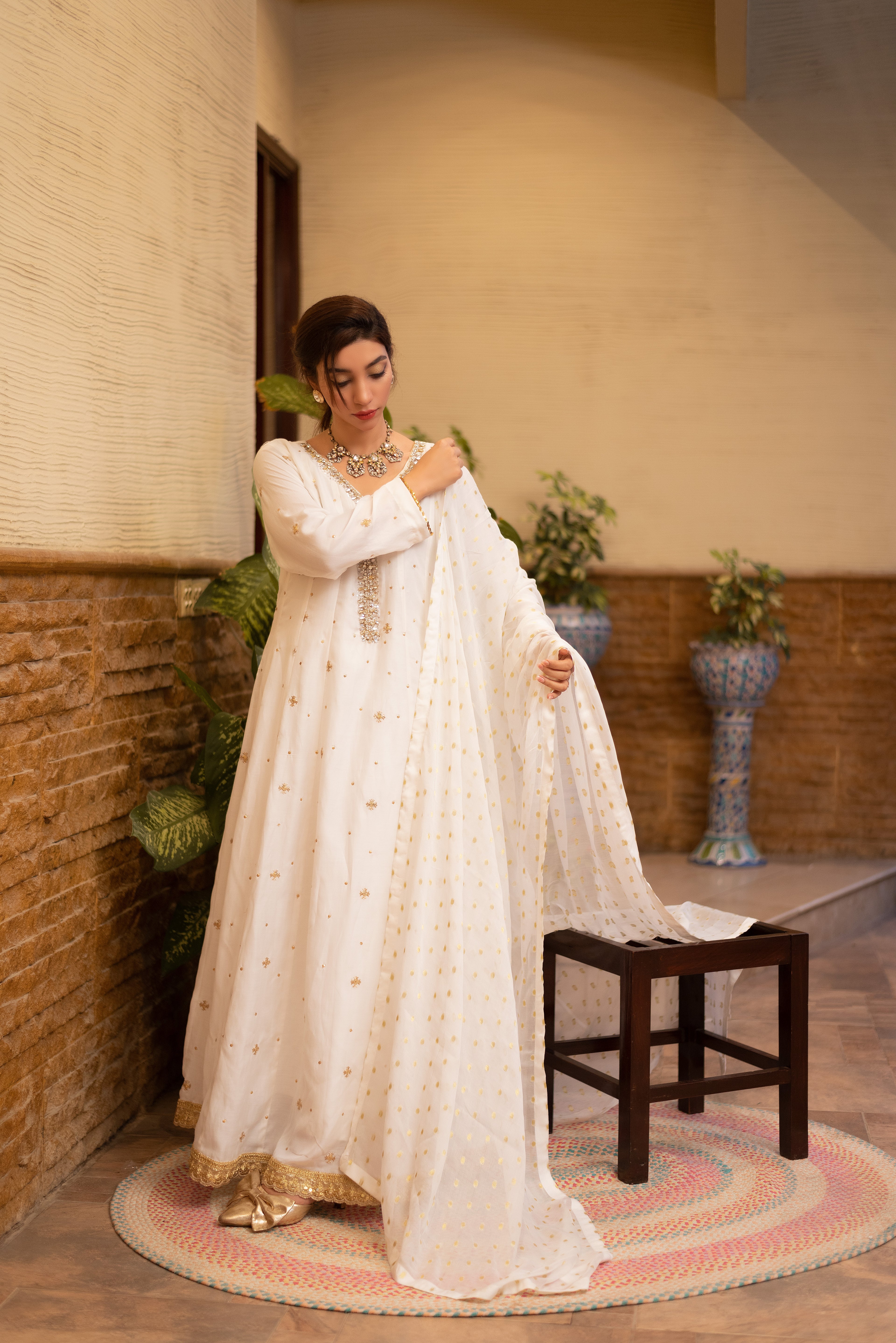 White Silk Maxi