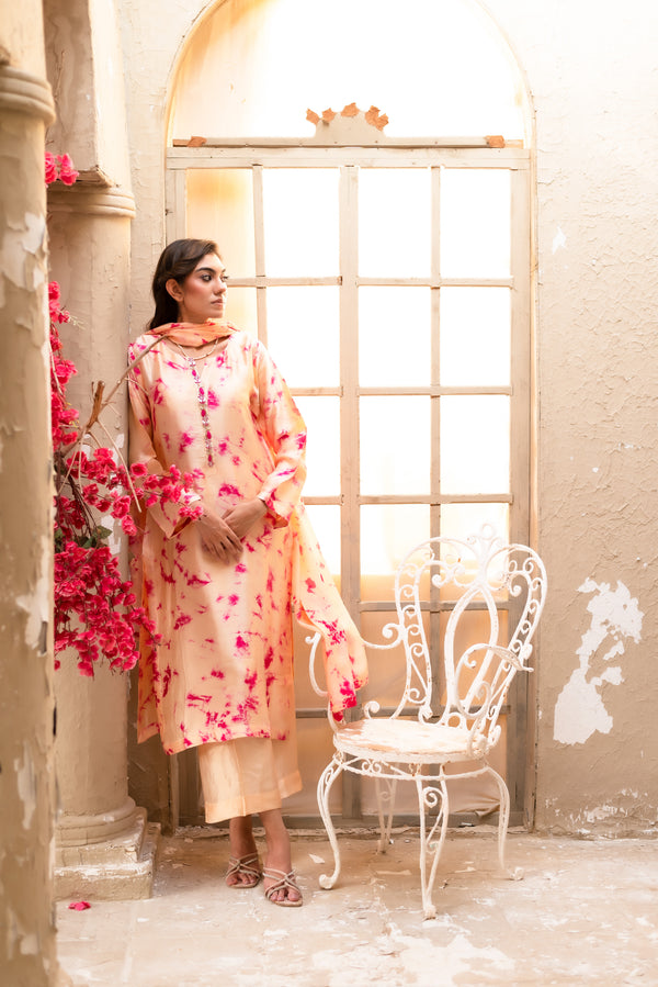 Tie & Die Peach-pink