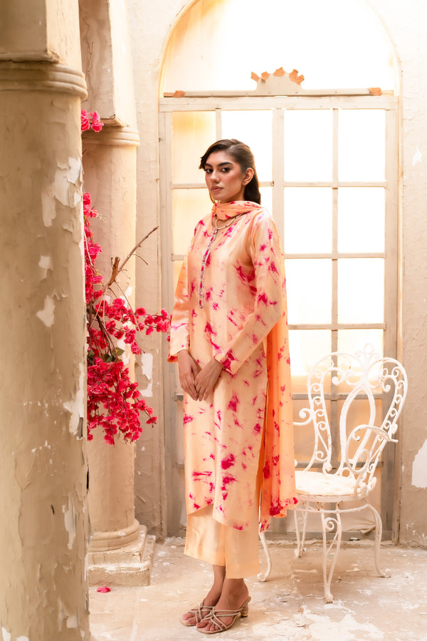 Tie & Die Peach-pink