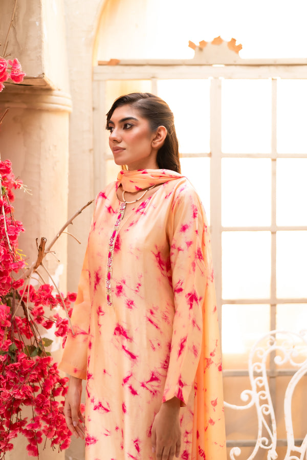 Tie & Die Peach-pink