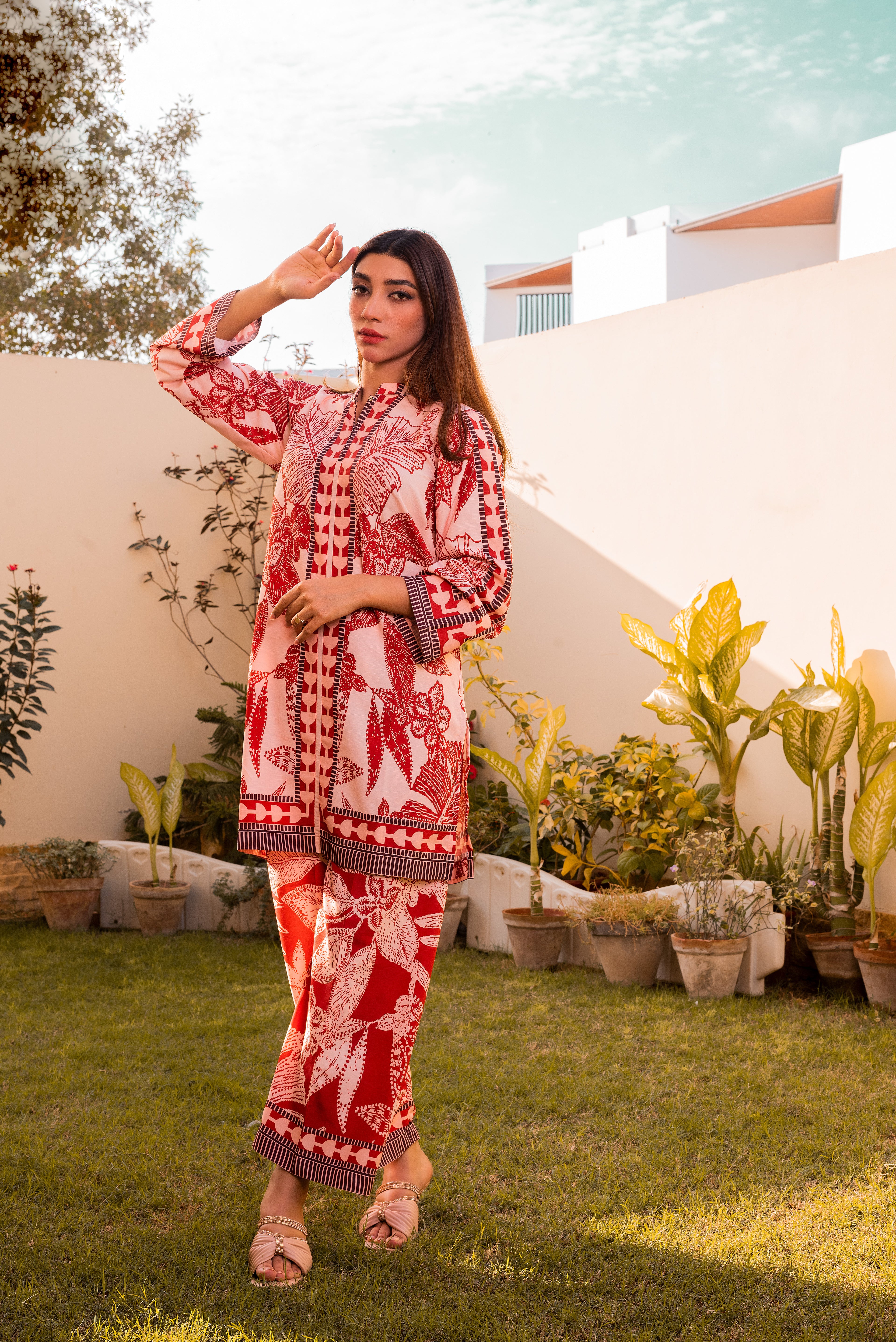 Red Co-ord Set