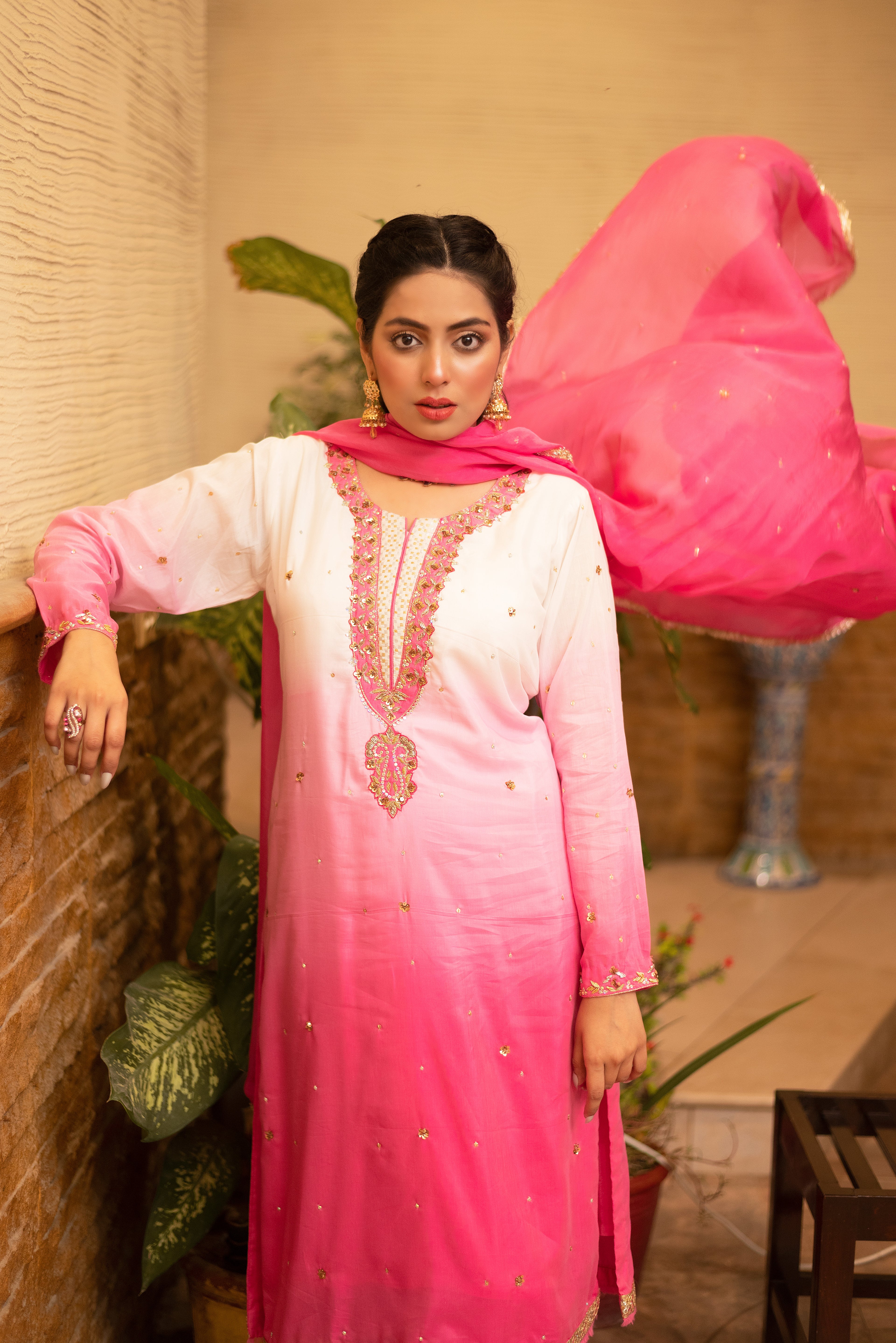 Rosy Ombre Elegance