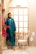 Tie & Die Teal Green