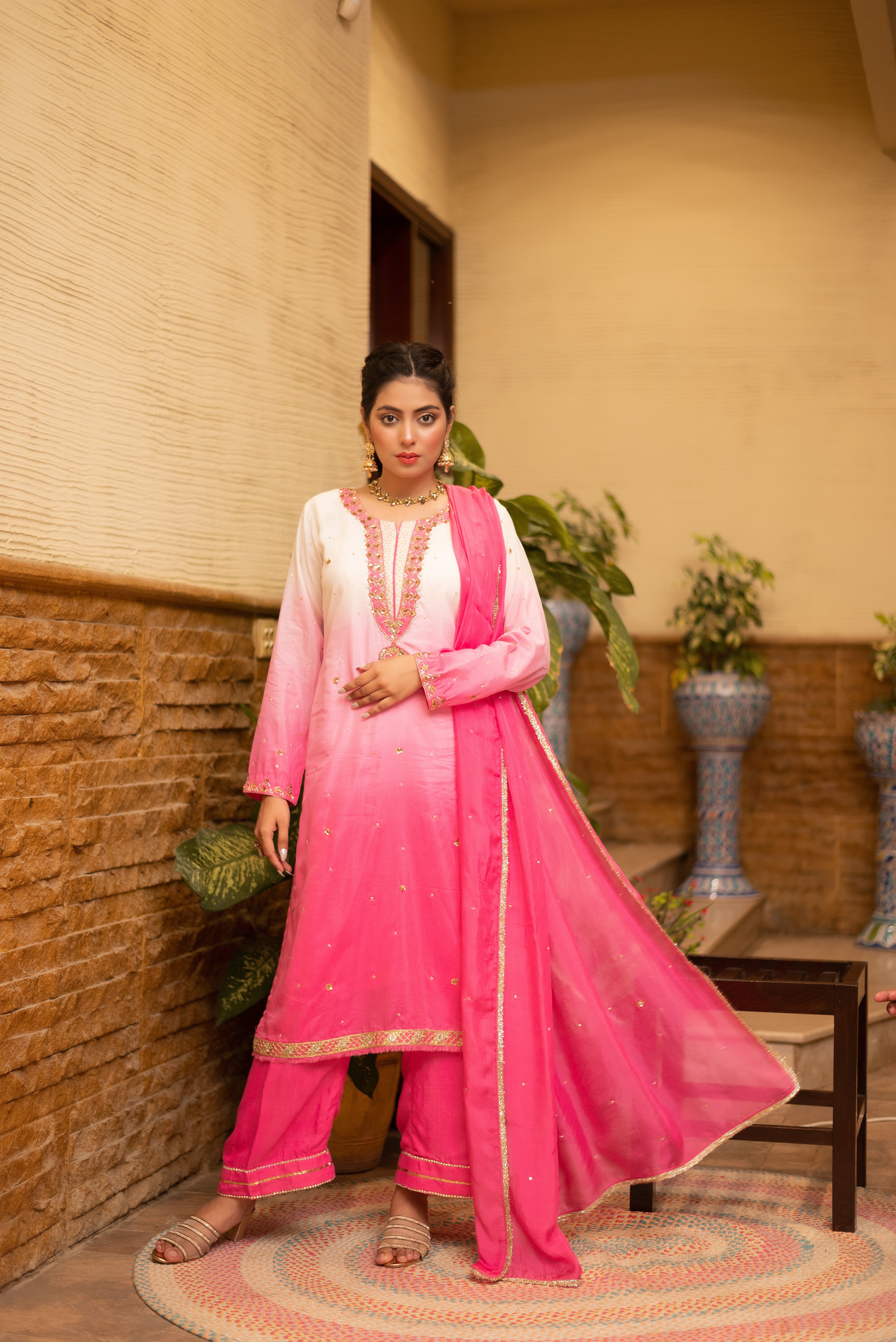 Rosy Ombre Elegance
