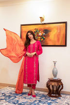 Rose Petal Raw Silk 3 pc