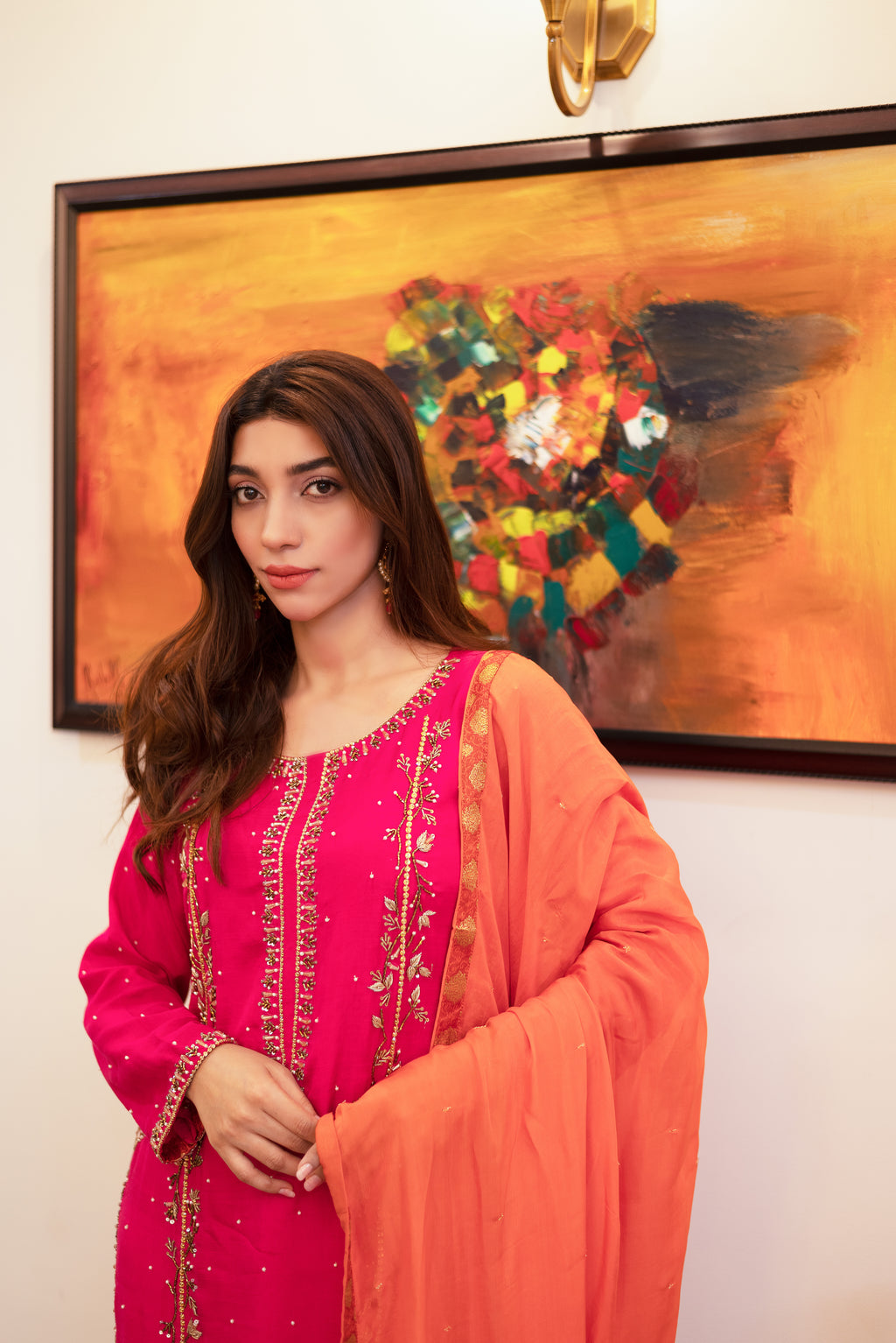 Rose Petal Raw Silk 3 pc