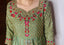 ANOOR sage green peshwas closeup