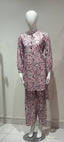 Purple Printed Cord Set