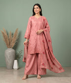 Mauve Pink Sheesha Silk