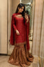 FO-Red Banarsi-Gharara-Set