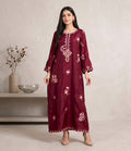 Wine Red Emb. Kaftan