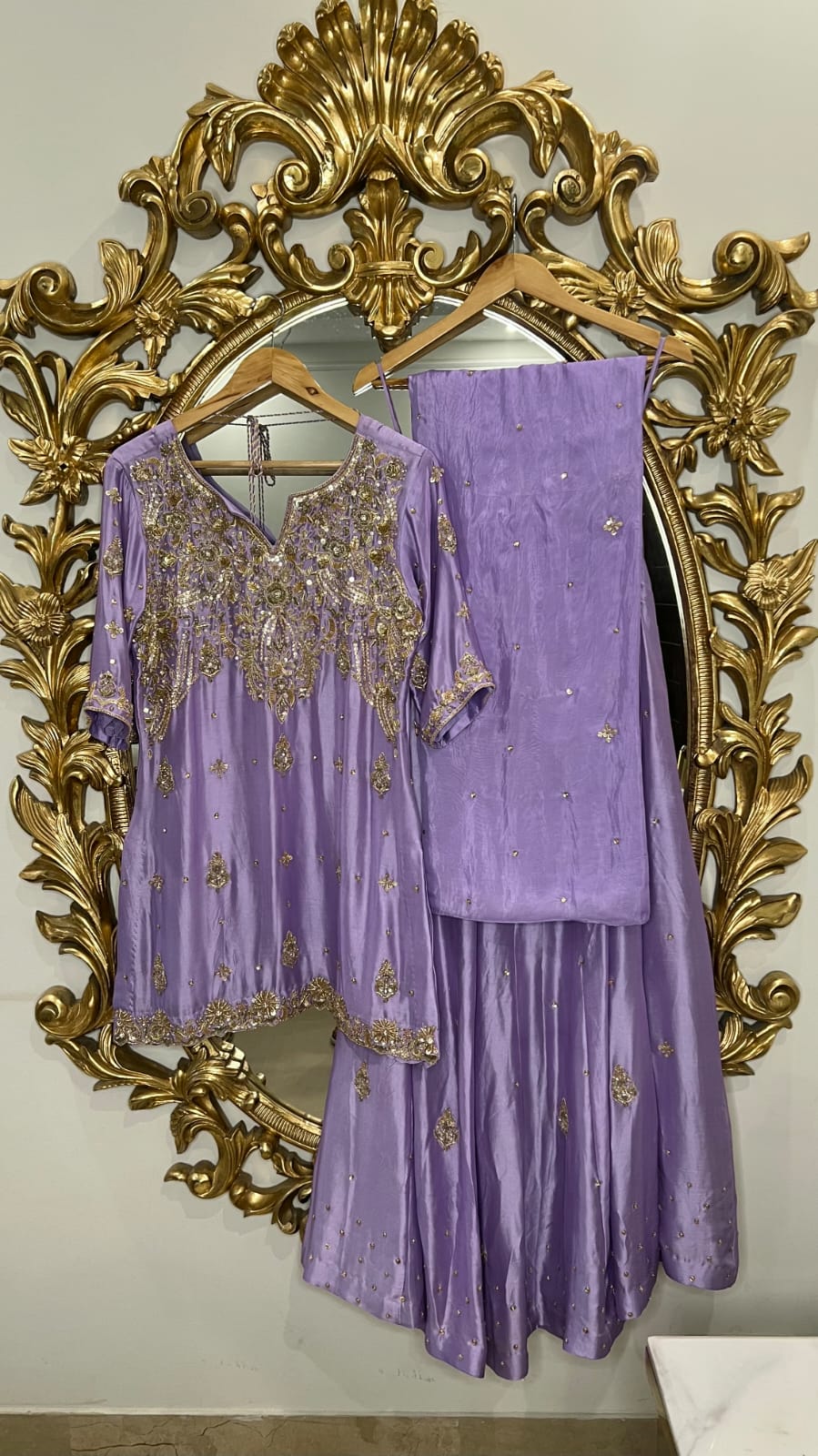 FO-Lialac Sheesha silk lehenga set