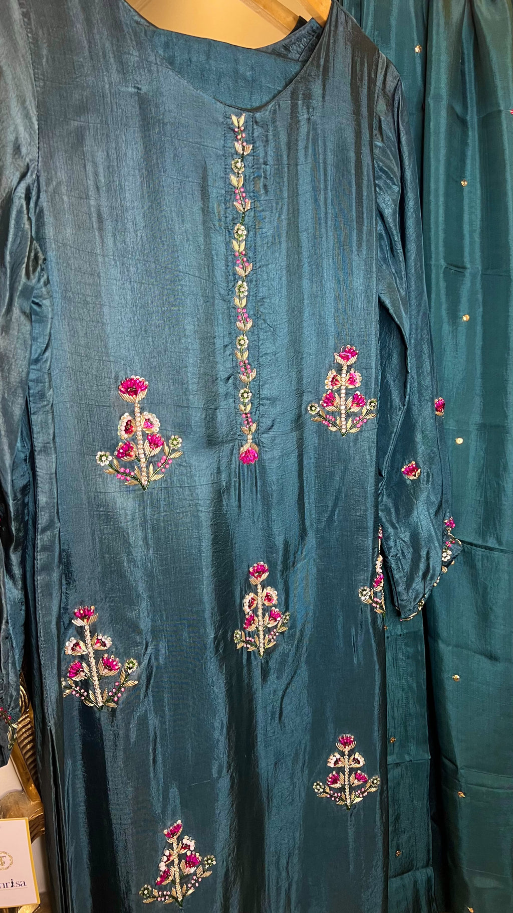 Lux-JPret Zinc Silk Emb 3 pcs