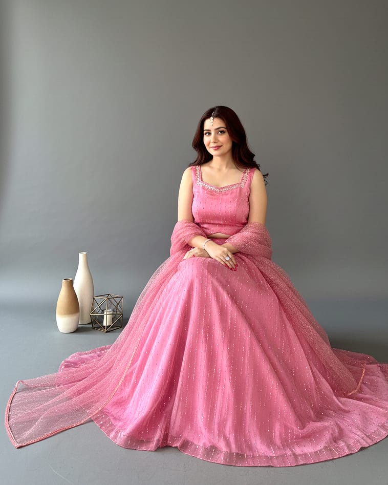 Barbie Pink Long Dress