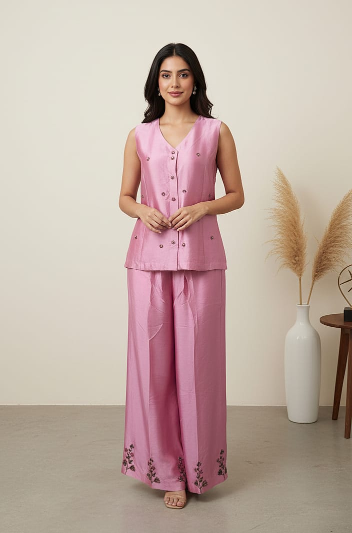 Lux-Pret-Lialac-Emb. Waistcoat