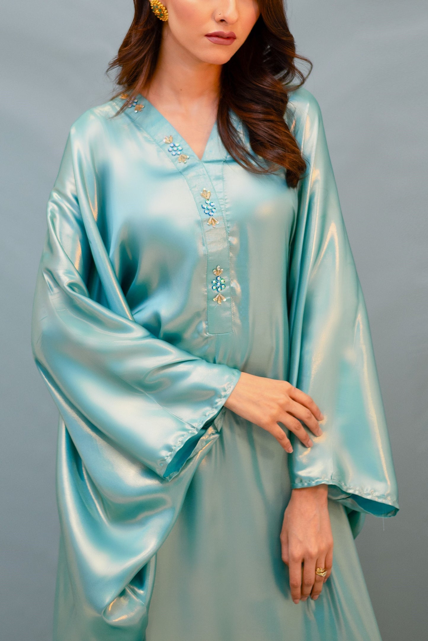 Elmar Turquoise Kaftan