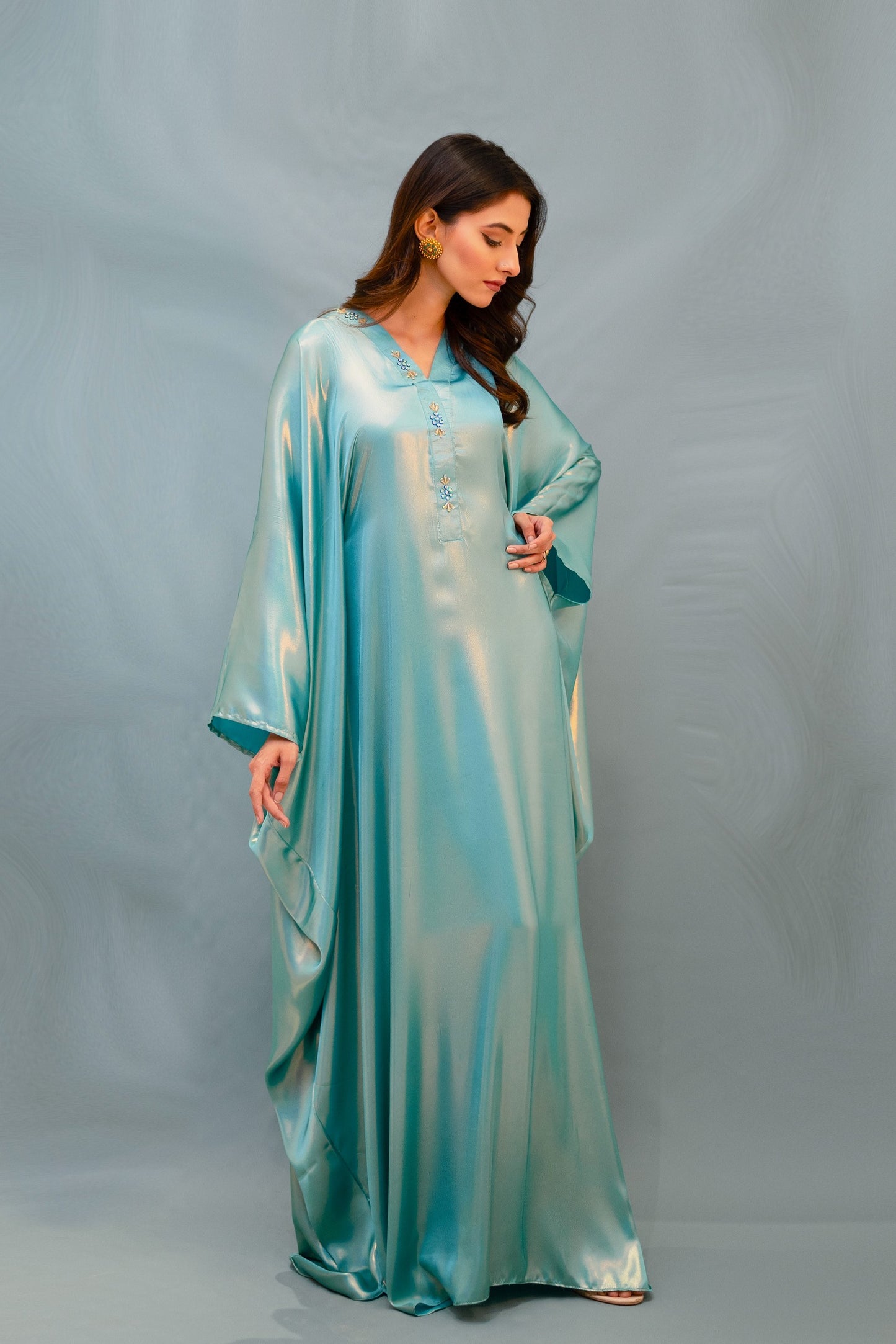 Elmar Turquoise Kaftan