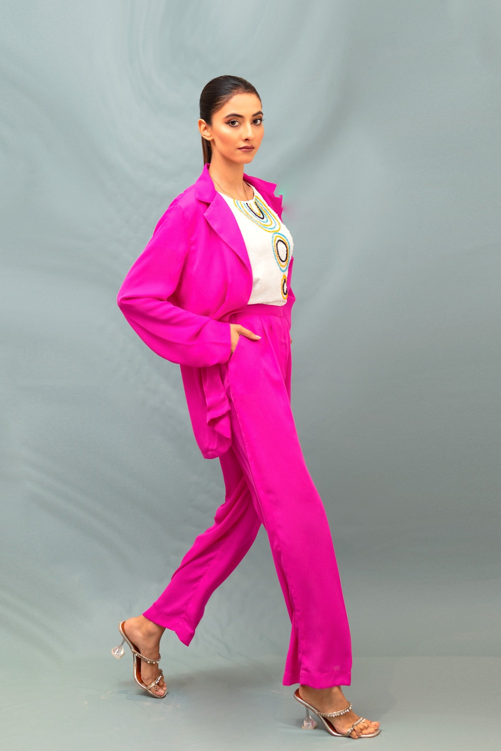 Hot Pink Blazer 2pc