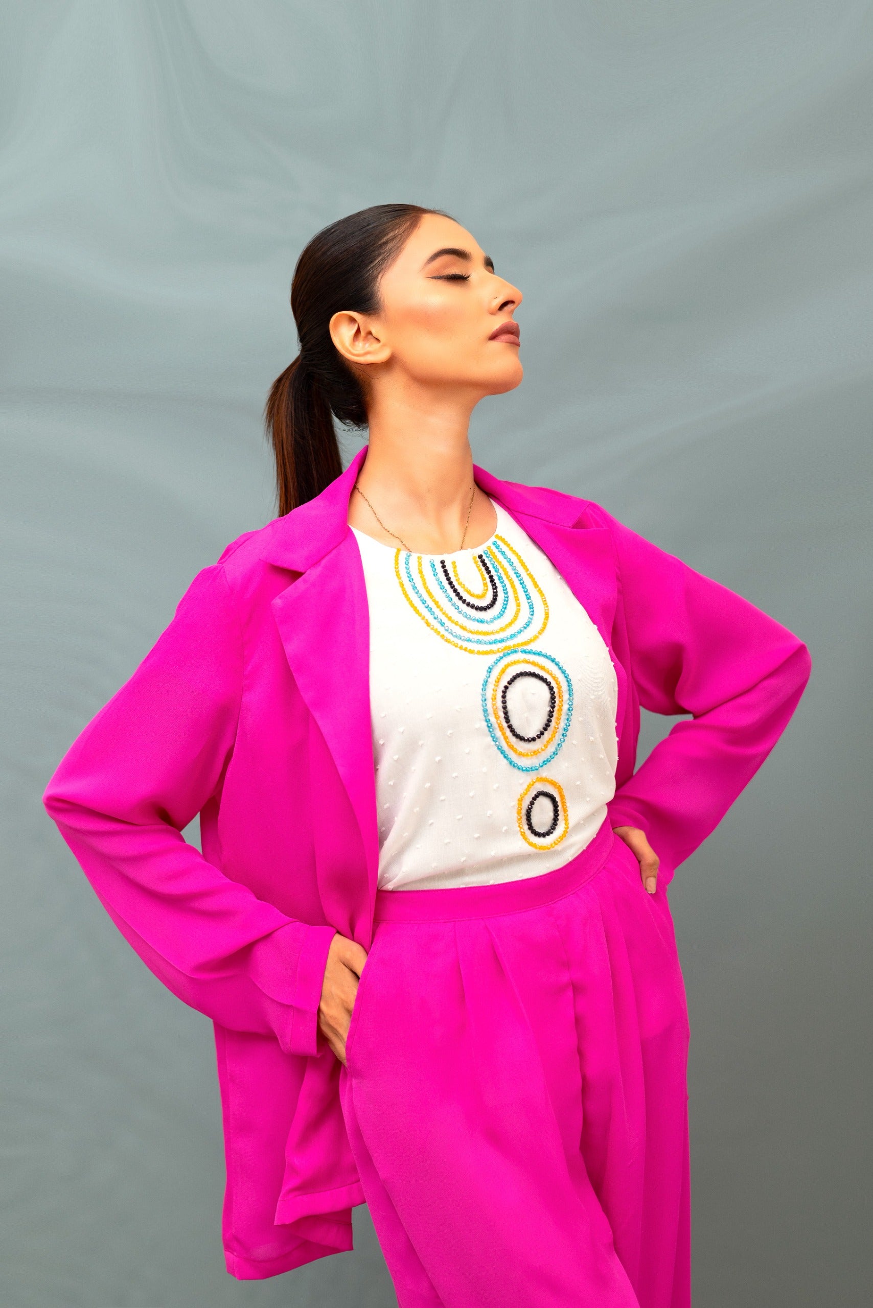 Hot Pink Blazer 2pc