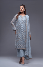 Chandni Ice Blue 3pc
