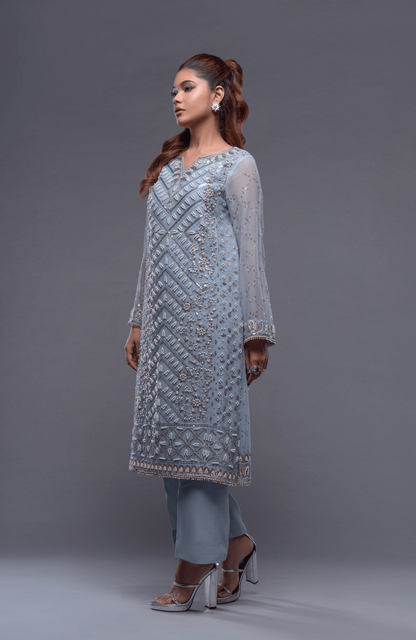 Chandni Ice Blue 3pc