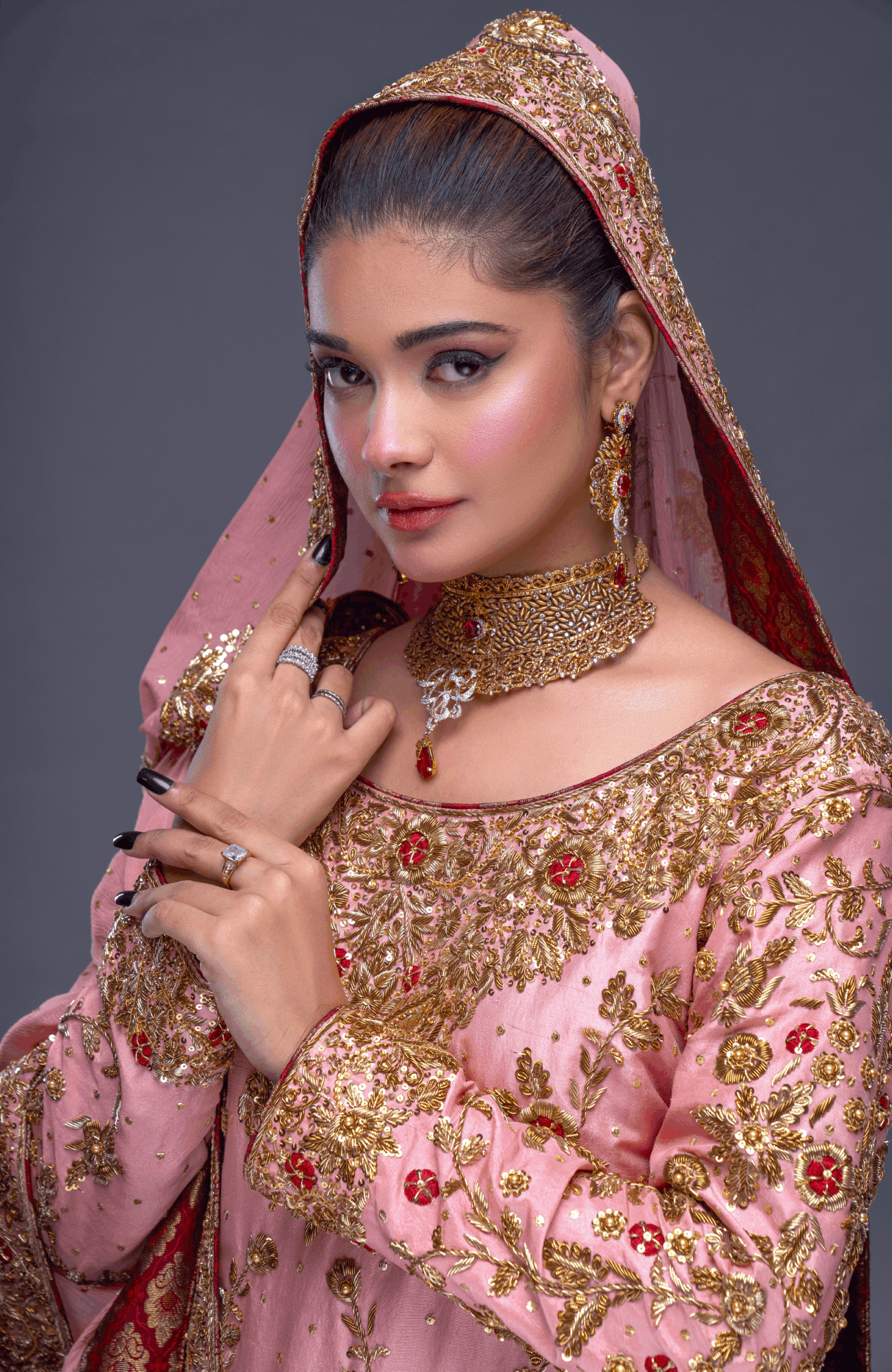 Mehr-un-Nisa Pink Bridal