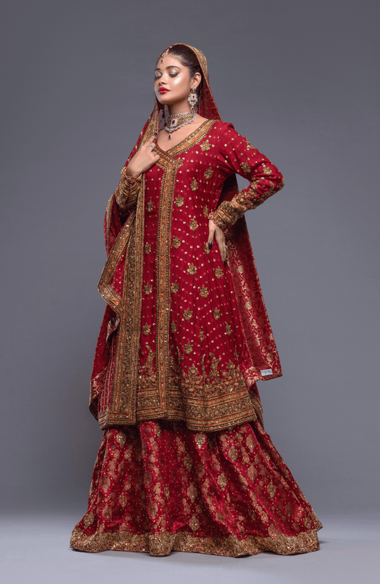 Razia Sultana Red Bridal