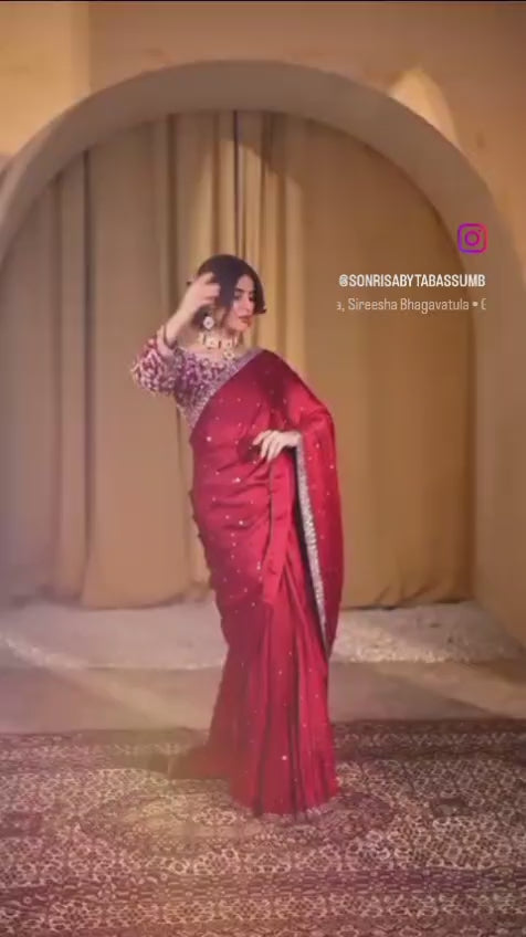 BRI-Red Saree